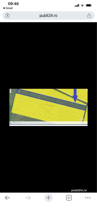 Parcela intravilan 1750 m Cartierul Grigorescu 2