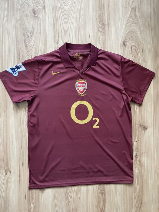NIKE Thierry Henry Arsenal 2005/2006 Home Jersey - Retro Jersey/мъжка тениска XL
