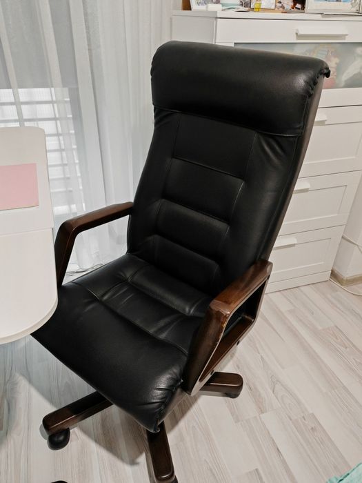 Scaun birou piele naturală