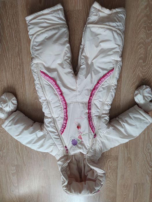 Комбинезон трансформер зима+шапка