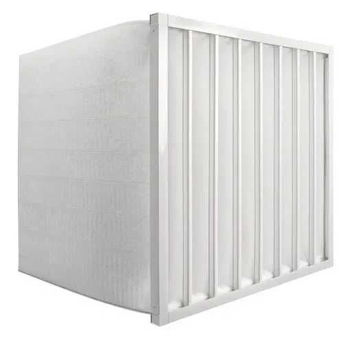 F5 tozalash klassdagi yacheyka-cho'ntakli havo filtri 592x592x380/8