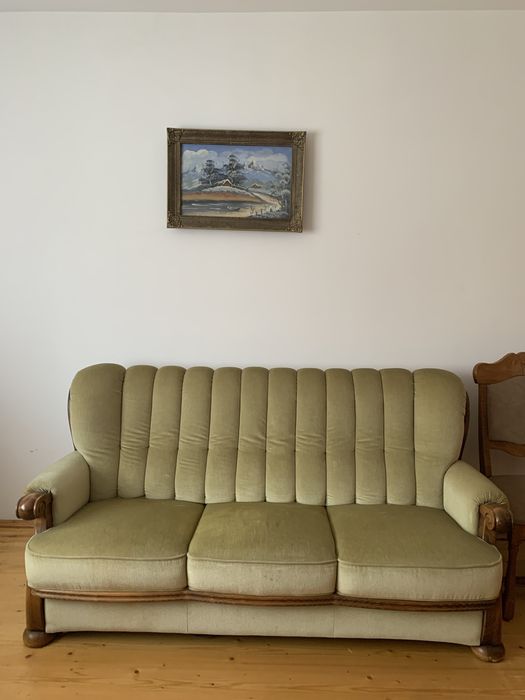 Vand set fotolii si comoda lemn masiv de cires