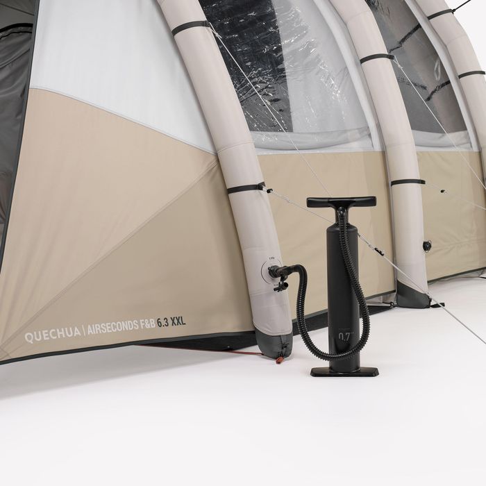 Cort de camping gonflabil 6 persoane 3 - produs resigilat Decathlon