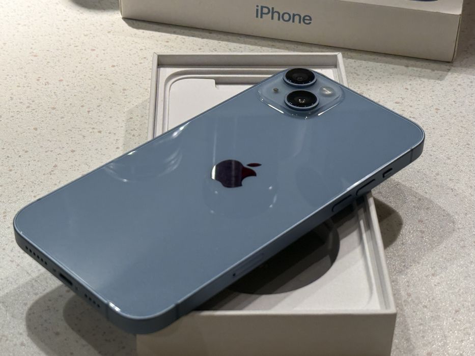 iPhone 14 Plus 128GB Blue – Отличен, 86% Батерия.
