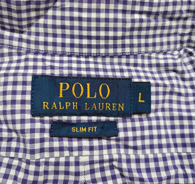 Ralph Lauren Slim fit Оригинална мъжка карирана риза размер L