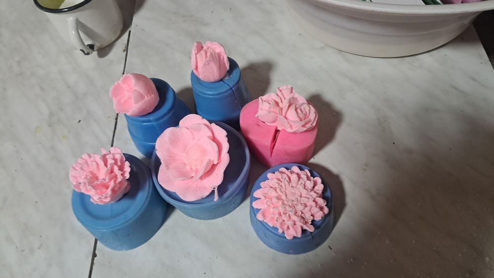 Sovunli gullar ichun silikon qolip