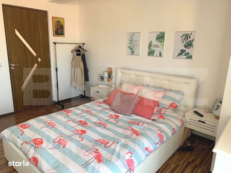 Apartament 3 camere, 59 mp, 2 balcoane, etaj intermediar, Florilor