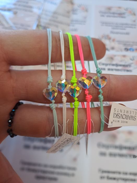 Гривни с кристал Swarovski