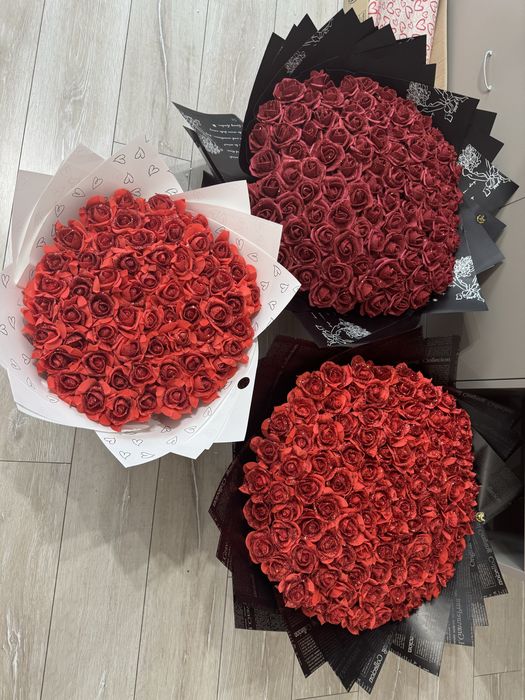 Букет от вечни рози