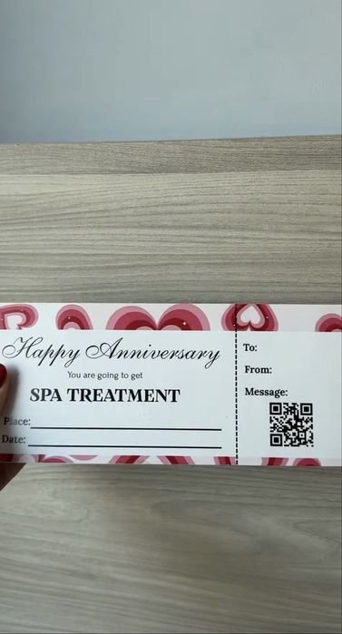 Персонализиран ваучер, перфектен подарък за Коледа, Рожден Ден