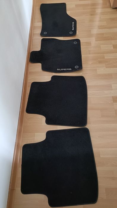 Covorase auto mocheta (negru) Skoda Superb III,