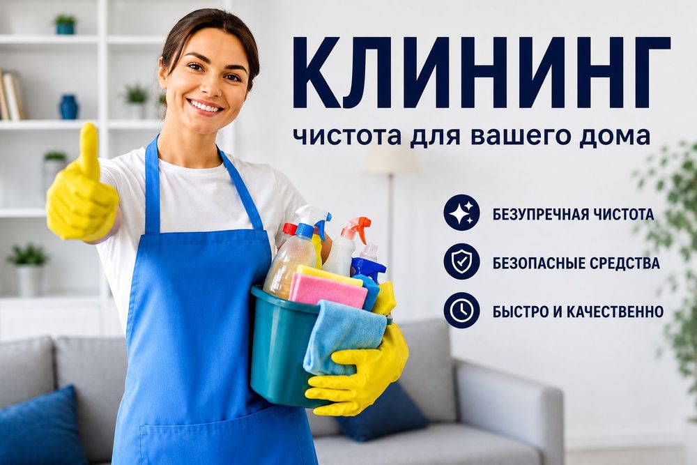 Уборка квартир, клининг