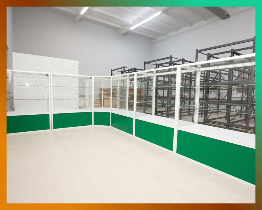 Oynaly vitrina, Акция, прилавки, savdo vitrinalar stellajlar