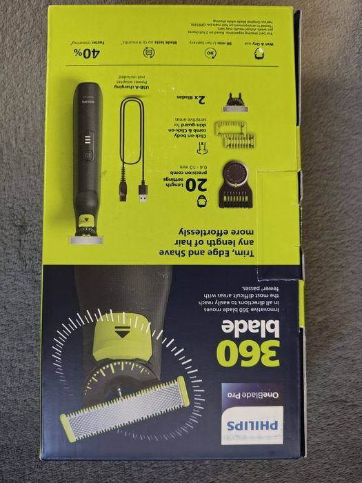 Aparat de ras Philips OneBlade PRO 360
