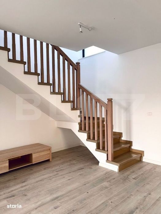 Casa moderna, tip duplex, de inchiriat, 88 mp + 200 mp teren, zona Lis