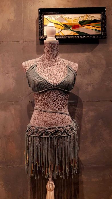 макраме сет от две части