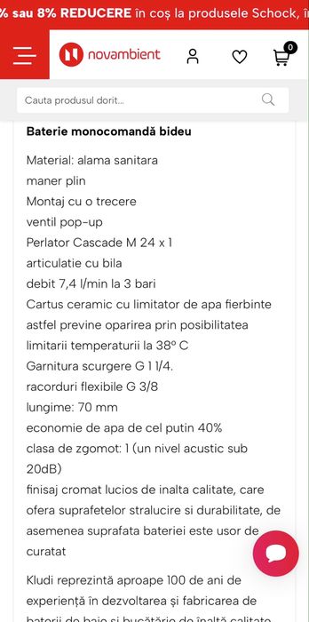 Robinet de bideu de bronz