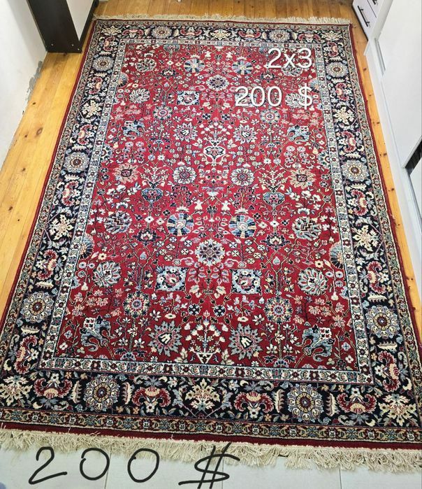 Ковер гилам 1.5х2 ва 2х3 шерсть 3х5