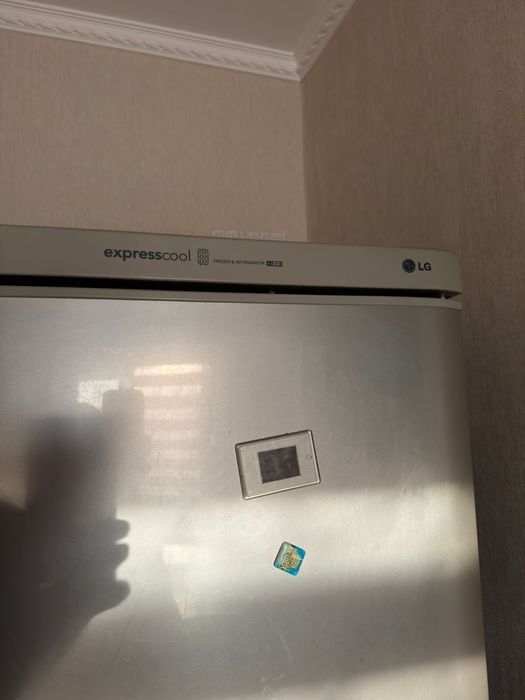 LG холодильник поодам