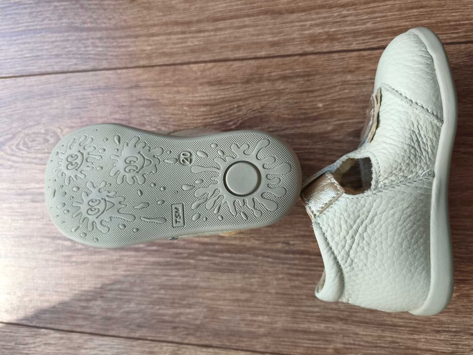 Pantofi barefoot fetiță din piele naturala Ariana Shose, mărimea 20