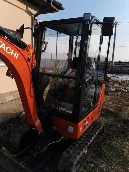 Miniexcavator sapaturi sanț, gard, canalizare, fundatie casa, picon