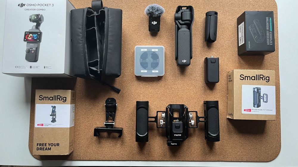 DJI Osmo Pocket 3 Creator Combo (Extended care 2027) + Accesorii
