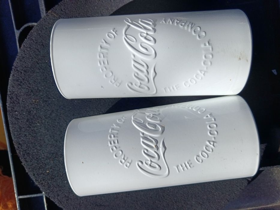 Pahare coca cola colecție  2 buc preț ambele