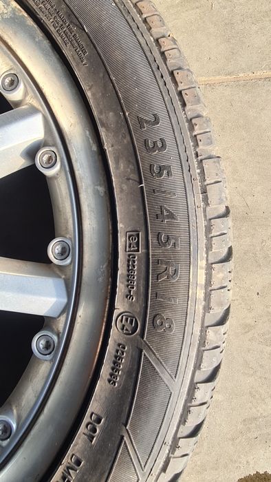 Jante aliaj si anvelope de iarna pe 18" ford mondeo 235/45R18