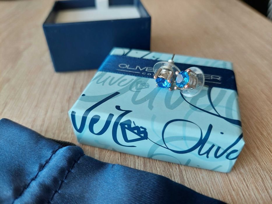 OLIVER WEBER обеци с камъни Swarovski