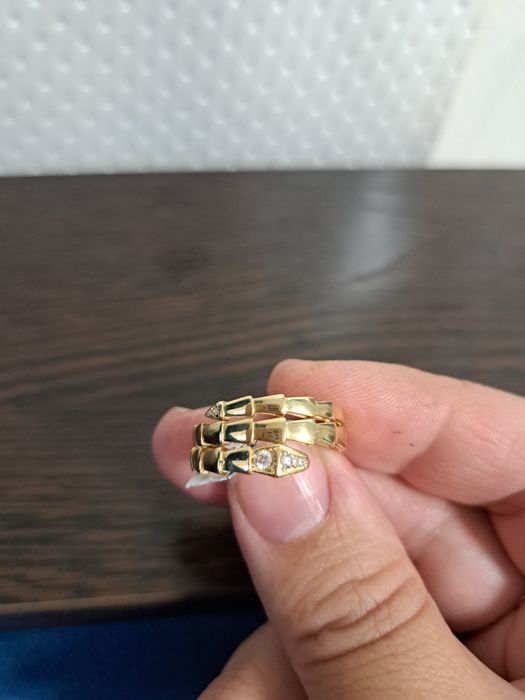 Золотое кольцо змейка