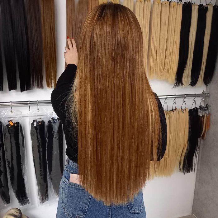 100%естествена славянска коса по поръчка