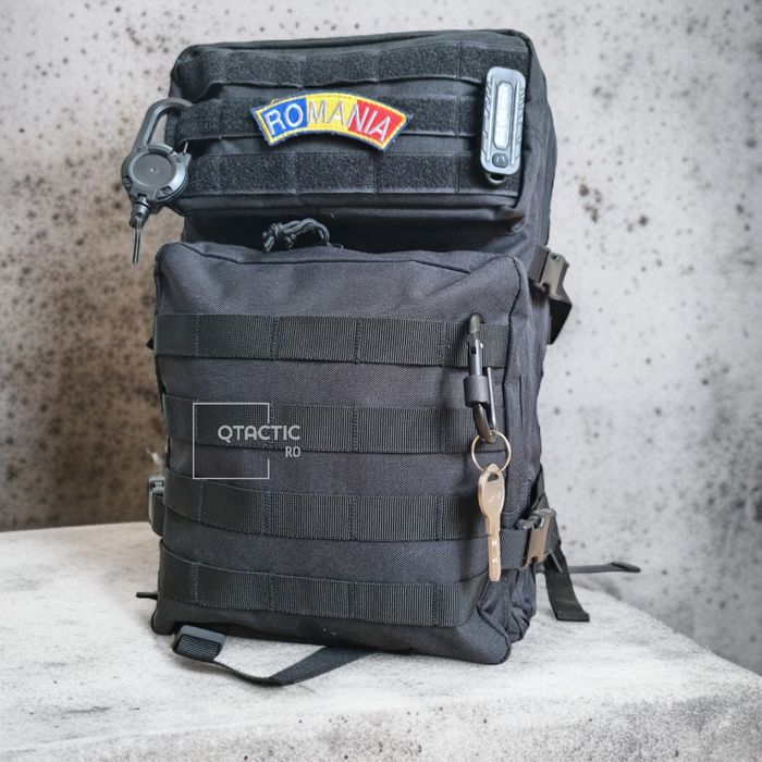 Carabiniera din aluminiu cu filet (rucsac, lesa, chei, ham )  - 80kg