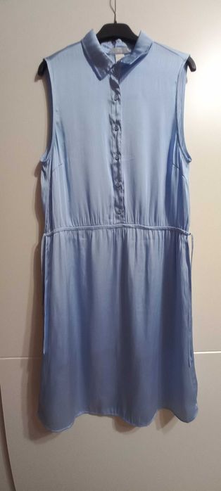 Лятна сатенена рокля H&M