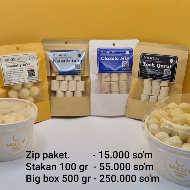 Milliy Premium qurt maxsuloti