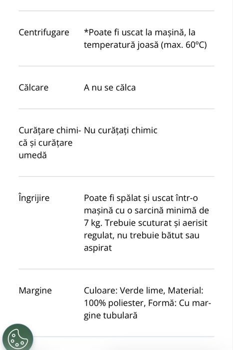 Pilotă nouă, 135 x 200 cm