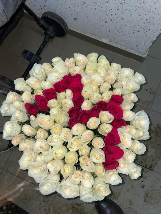 Стильный Букет в корзине,