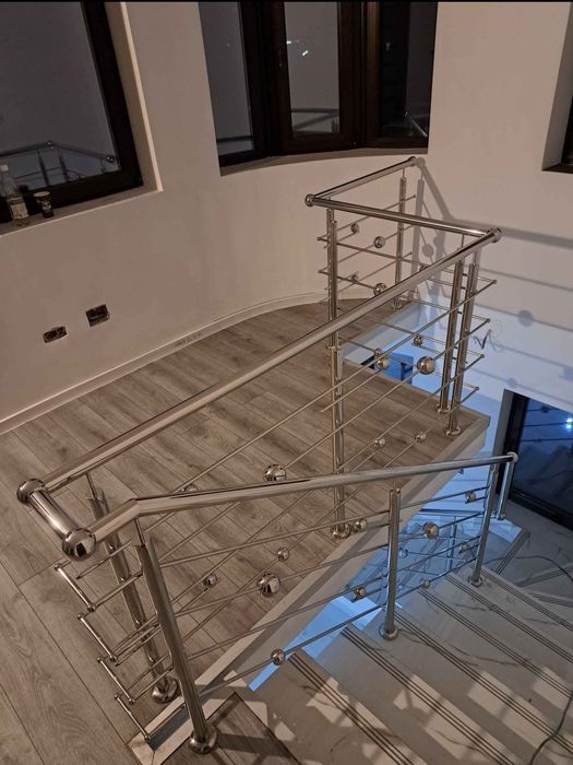 Confectionam balustrade inox,garatare din inox alimentar
