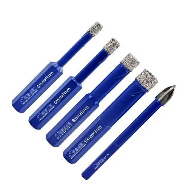 Комплект диамантени свредла боркорони гранитогрес SHDIATOOL