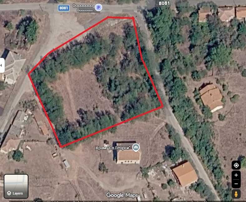 продавам парцел в Центъра на с.Малки воден, община Маджарово