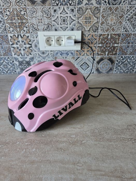 Casca ciclism pentru copii LIVALL KS2, 50-56cm, negru-roz - SH