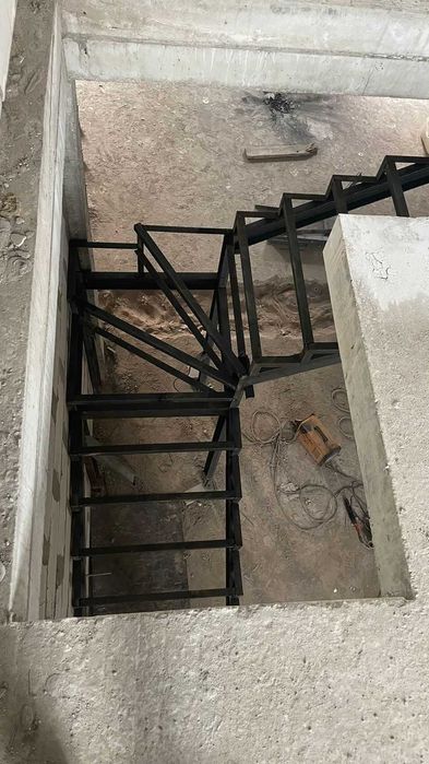 Сварной Лестничный Каркас - изготовление.