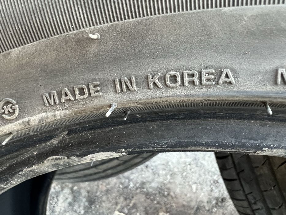 Шины 225/50/17 производство корея