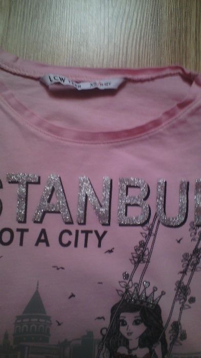 Дънки H&M с блуза Waikiki в розово