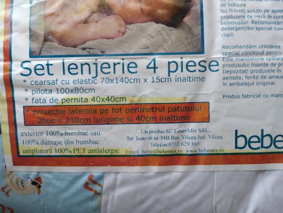 Set lenjerie bebelus