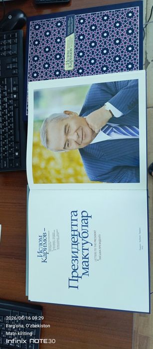 I.Karimov kitobi  yangi