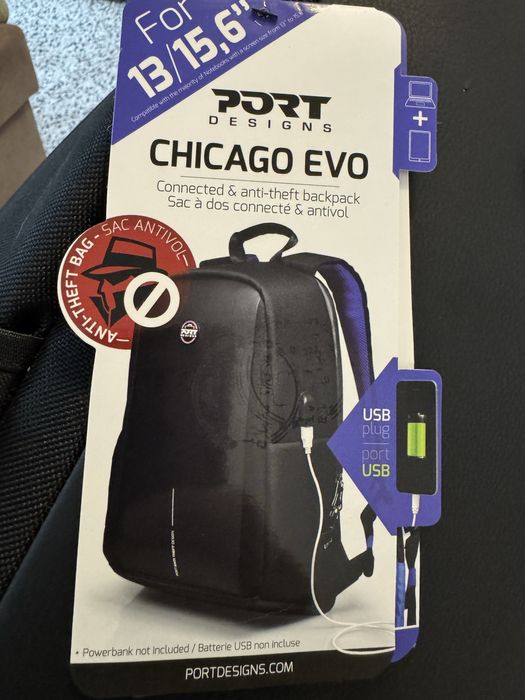 Ruxac antifurt cu spatiu pentru laptop si tableta