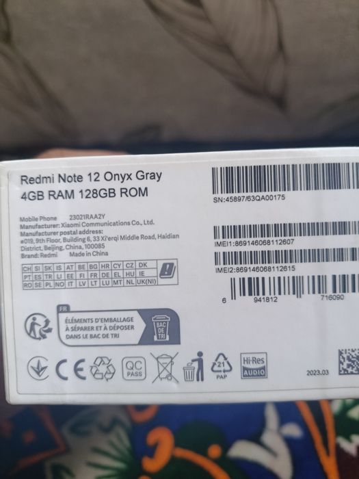 Redmi not 12 xolati ideal