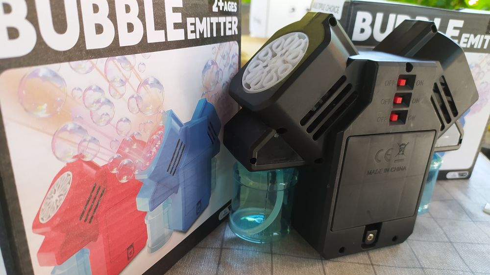 Машина за мехурчета, преносима автоматична машина за сапунени балончет