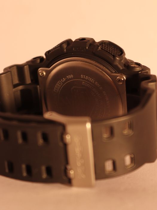 Ceas G-Shock GA-100 5081/5082 Steel Black (mic defect)