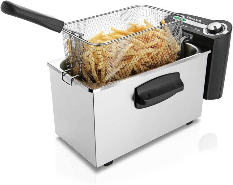 ПРОМО Нов Мощен Фритюрник TAURUS 4L 2200W с Гаранция